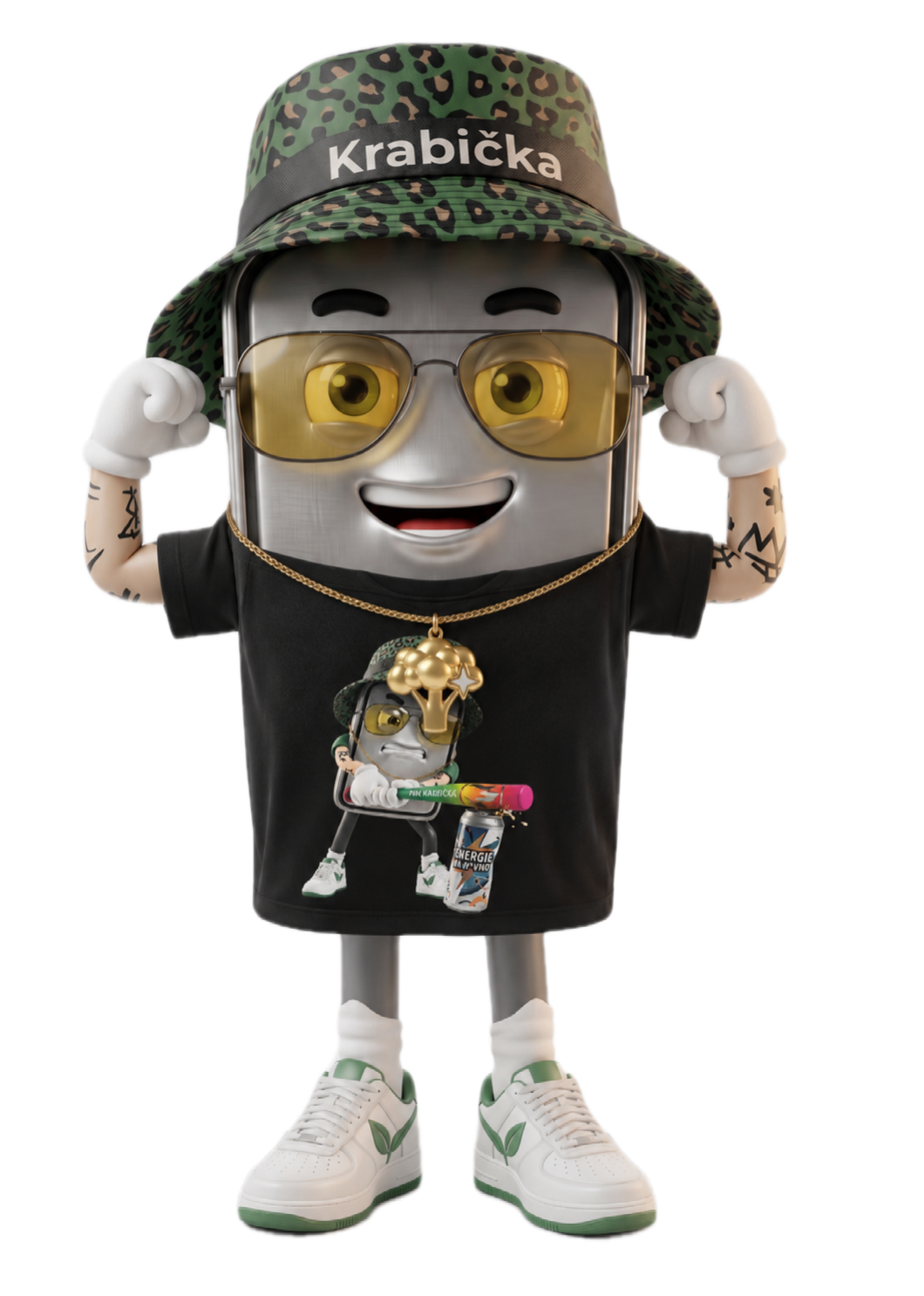Maskot Pan Krabička