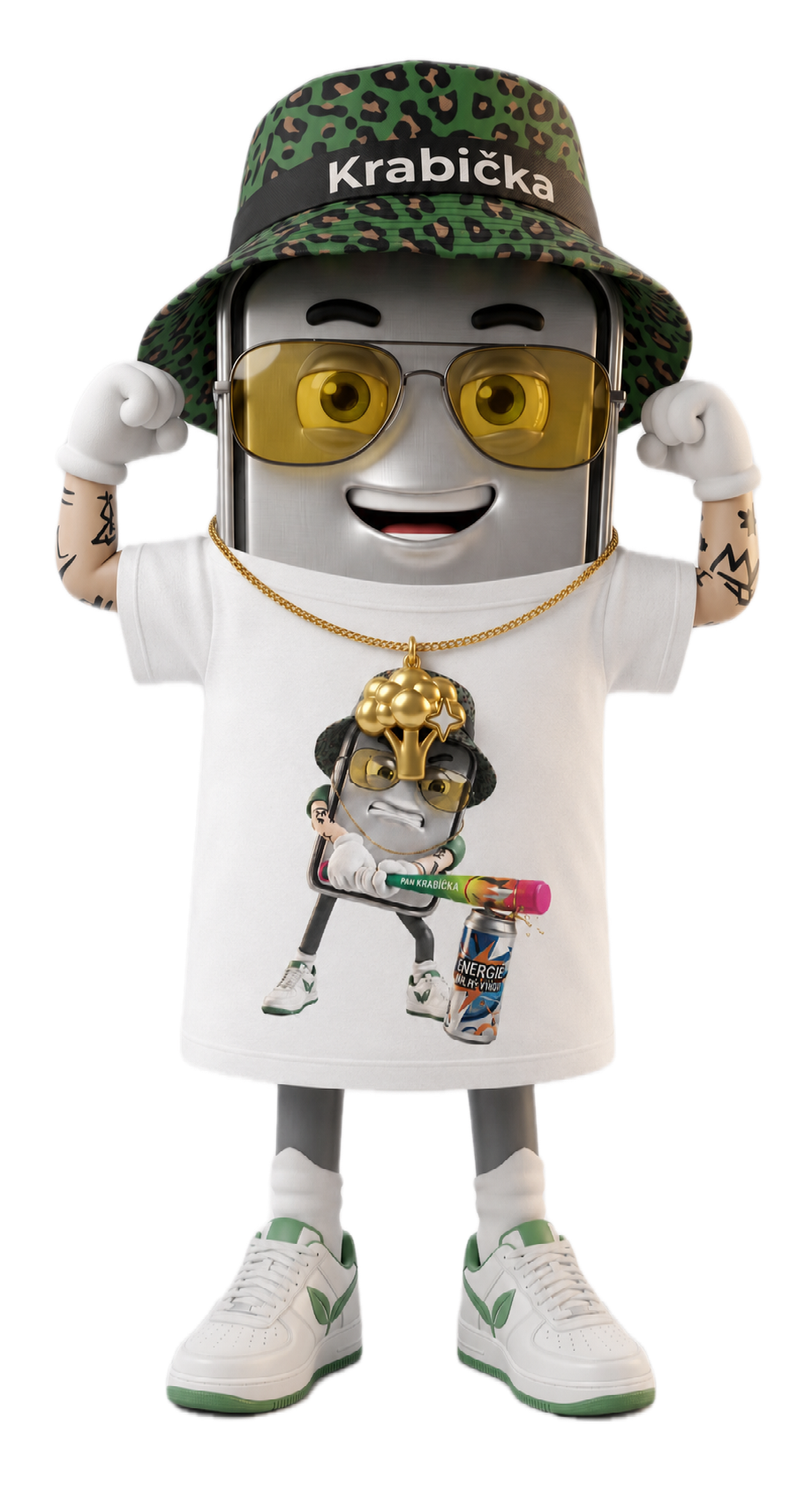 Maskot Pan Krabička