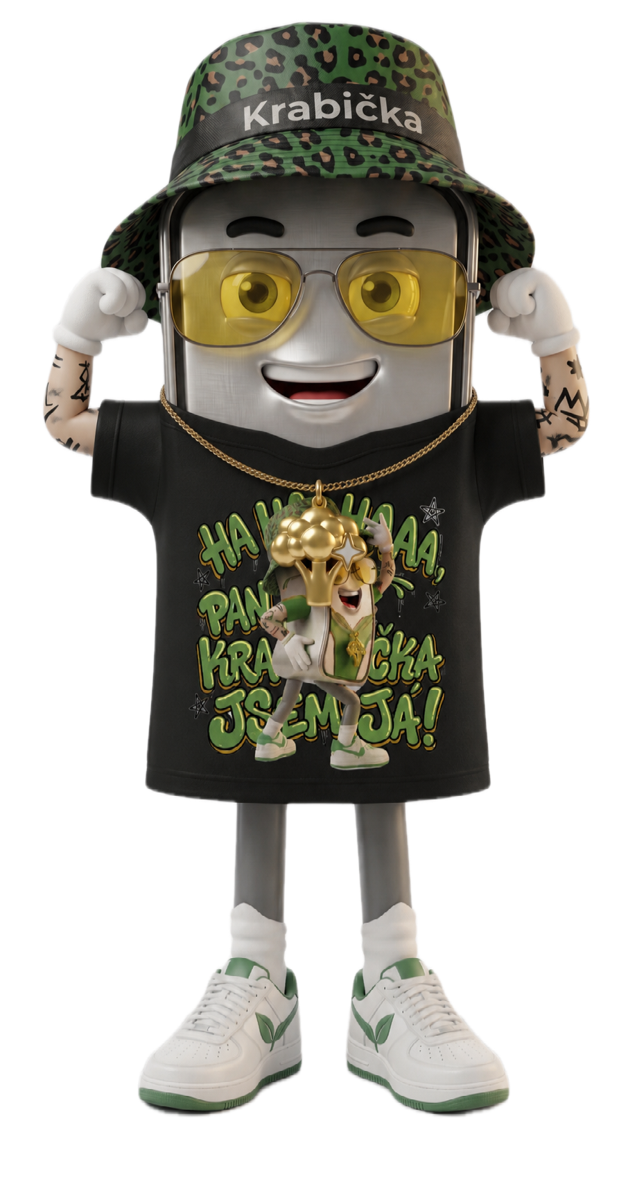 Maskot Pan Krabička
