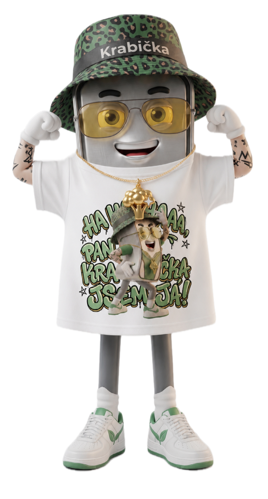 Maskot Pan Krabička